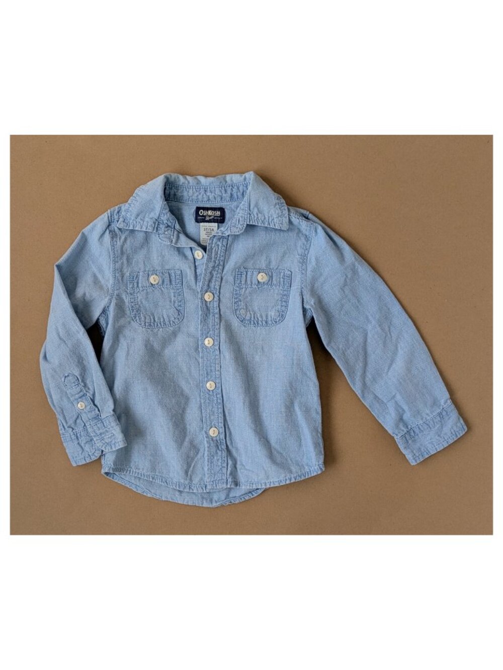OshKosh B'gosh Cotton Chambray Button-Up